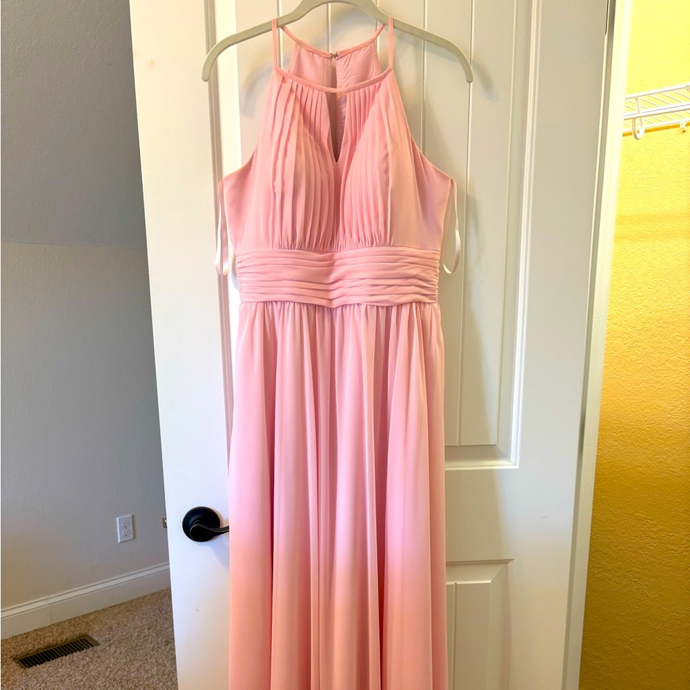 Kennedy Blue Size 6 Pink Chiffon Formal Dress
